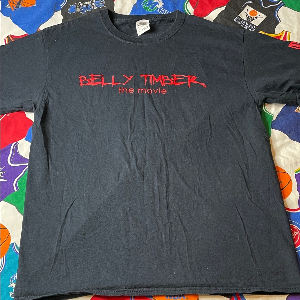 Belly Timber 2016 Low Budget Horror Movie Promo Crew Shirt RARE!